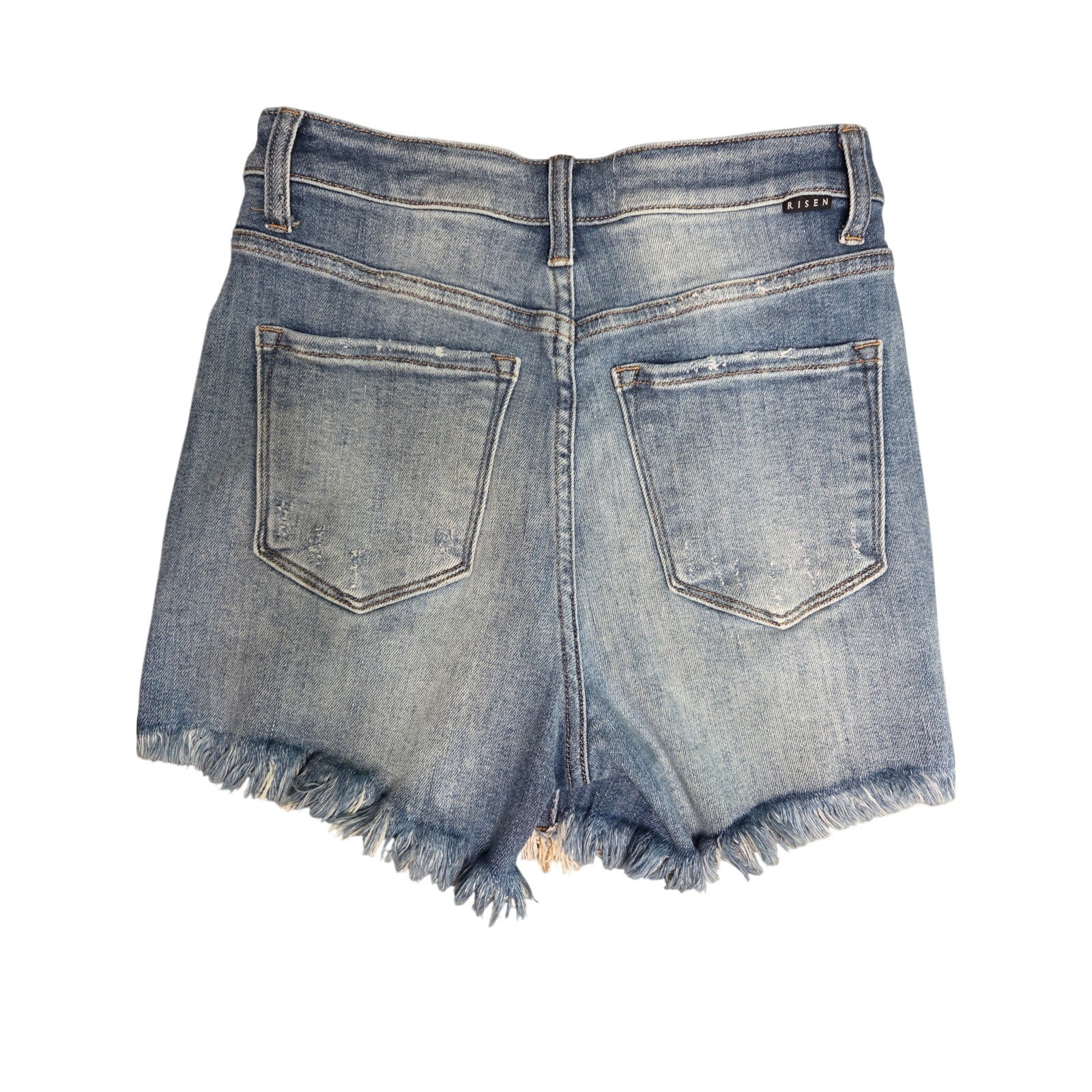 Risen Asymmetrical Crossover High Rise Shorts Women's Size S