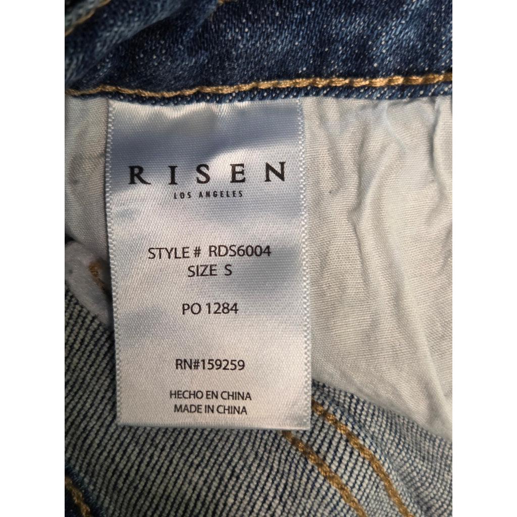 Risen Asymmetrical Crossover High Rise Shorts Women's Size S
