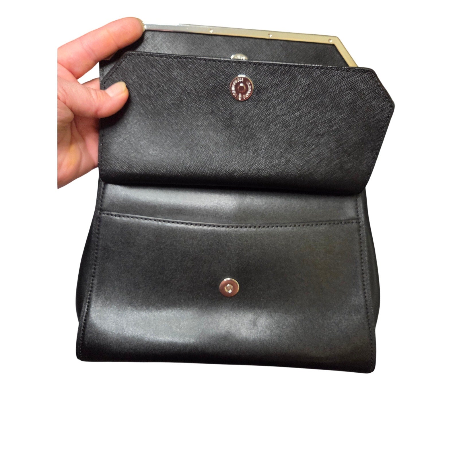 Calvin Klein Leather Tessie Satchel/Purse