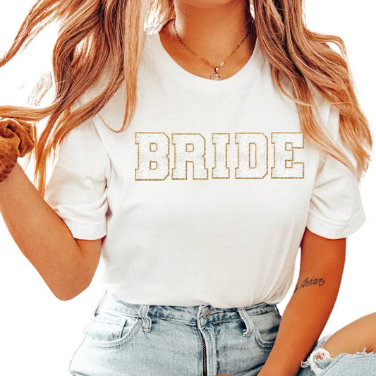 Chenille Patch Bride Tee