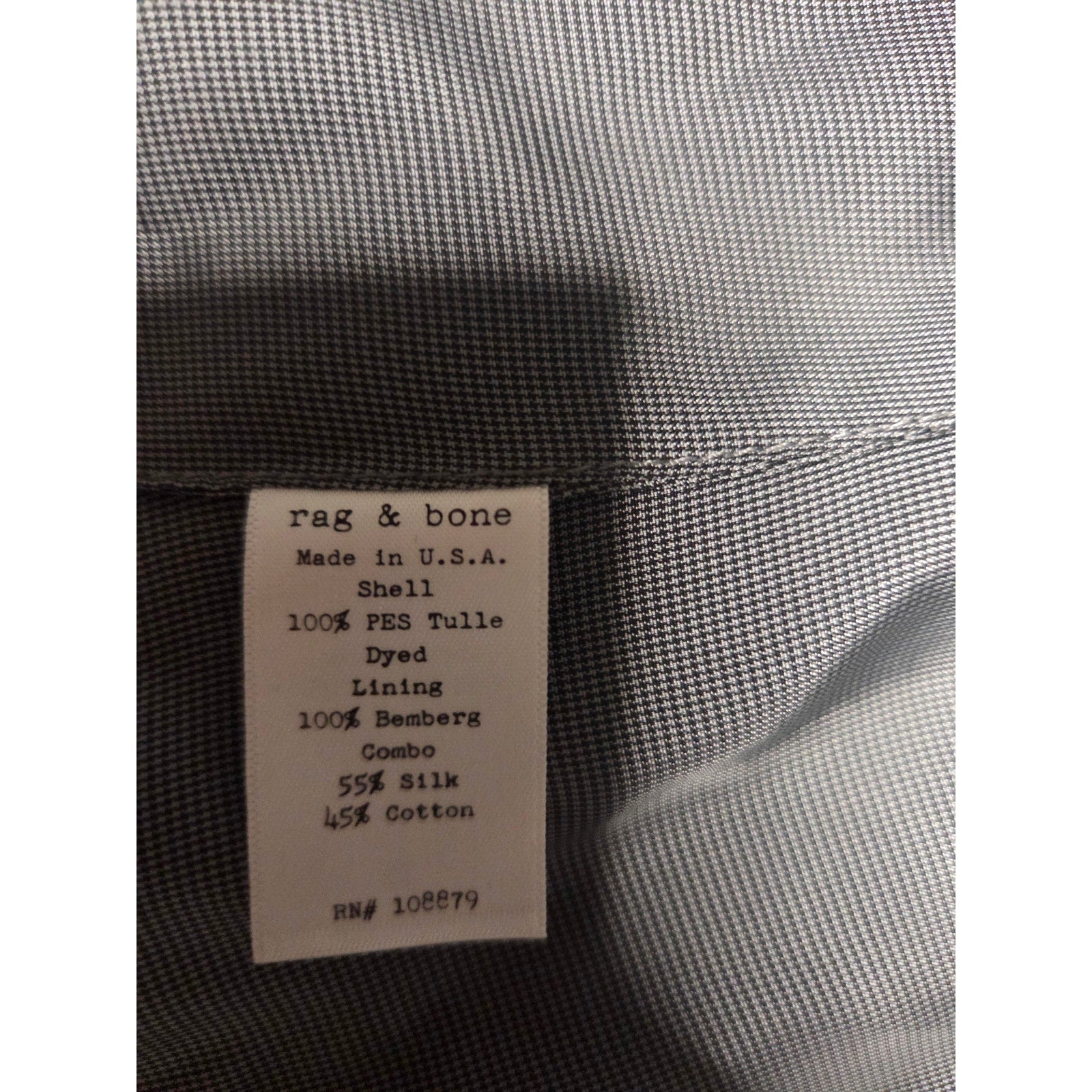NWOT Rag & Bone Black Soiree Sequin Vest Women's Size 8