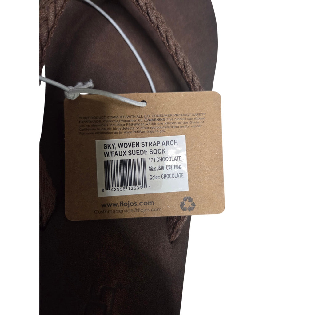 NWT Flojos Sky Flip Flops Women's Size 10