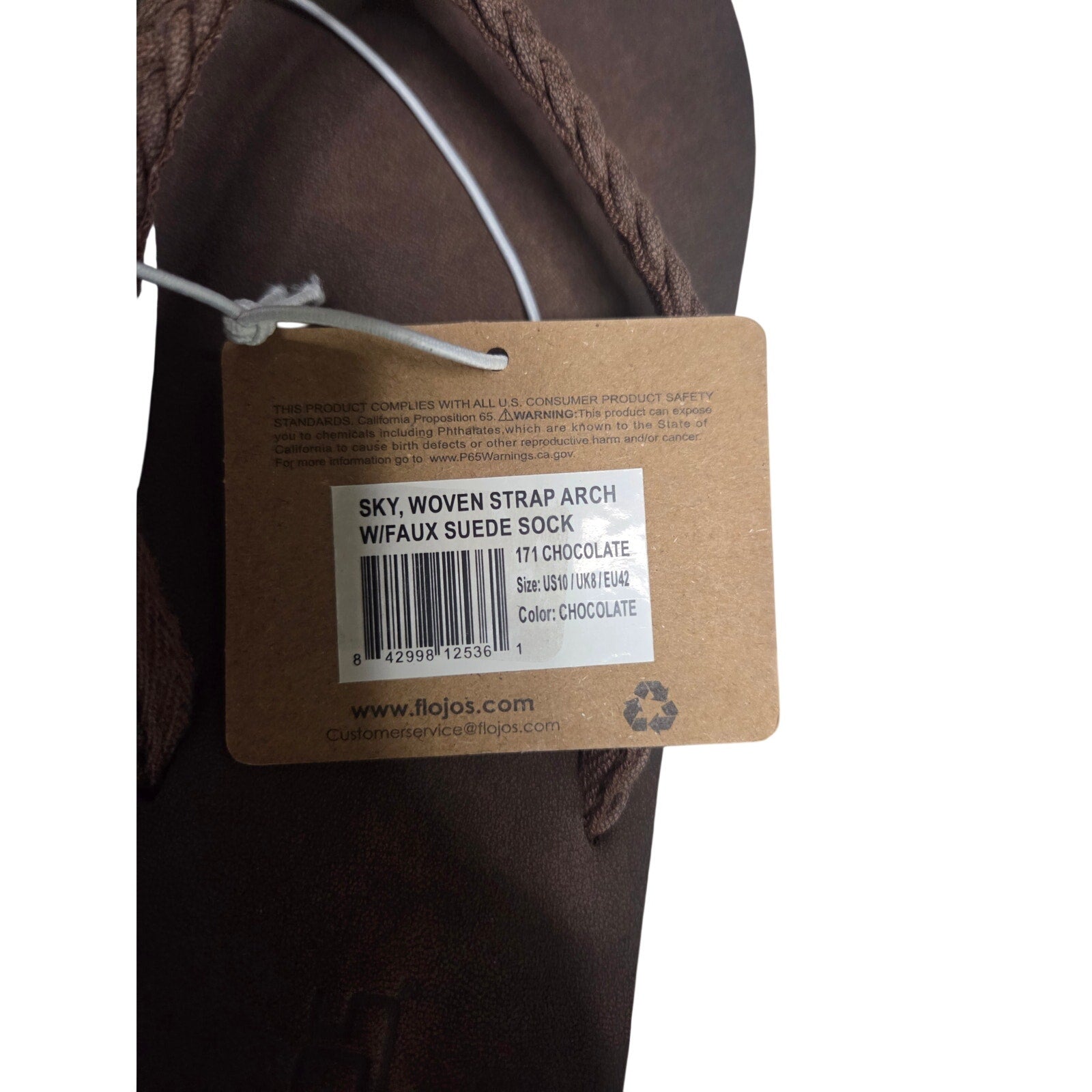 NWT Flojos Sky Flip Flops Women's Size 10