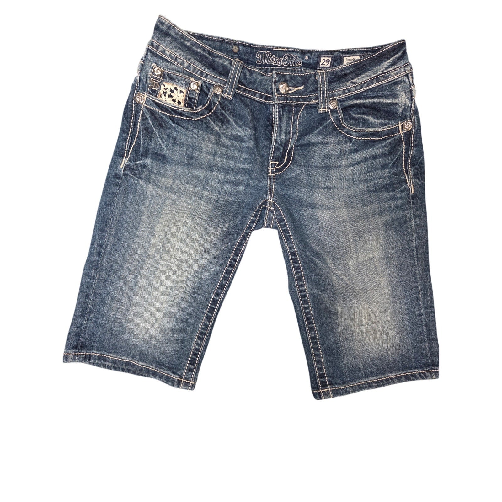 Miss Me Denim Bermuda Shorts JP6158M Size 29