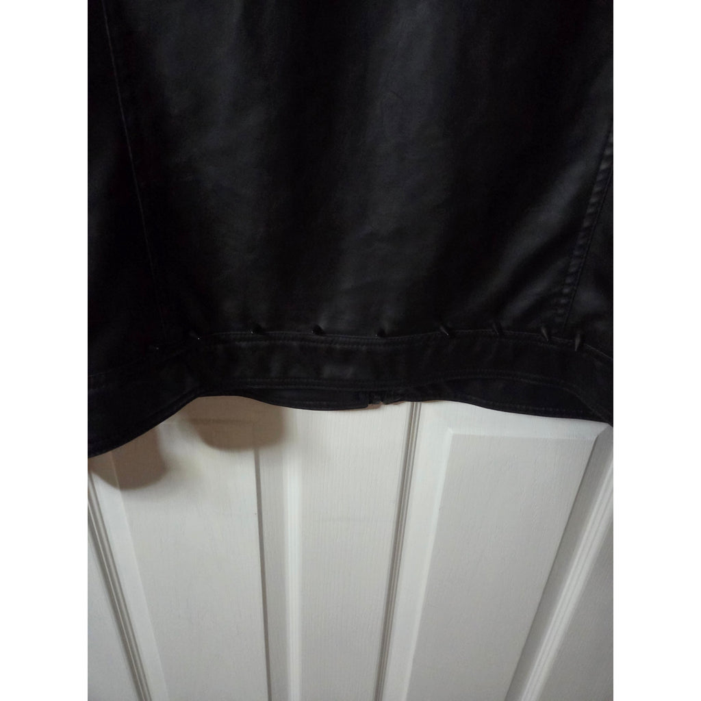 Expelled Vintage Faux Leather Jacket with Custom Metal Spikes Men's Size L
