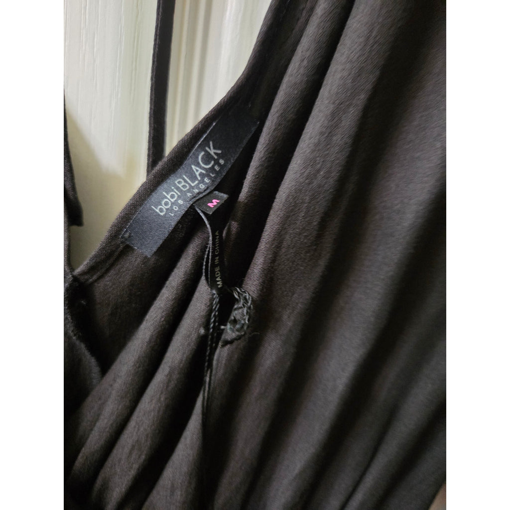 NWT Bobi Black Wide leg Jumpsuit/Romper Women's Size M