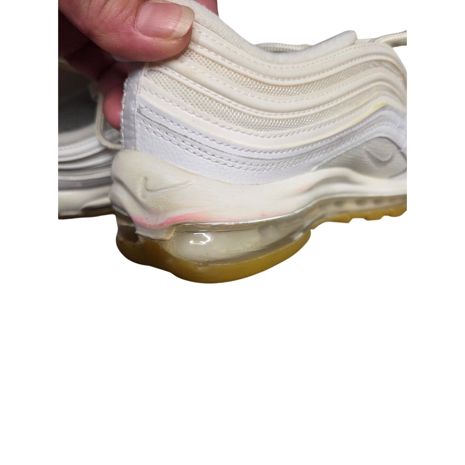 Nike Air Max 97 "White Gum" DJ2740-100 Men's Size 8