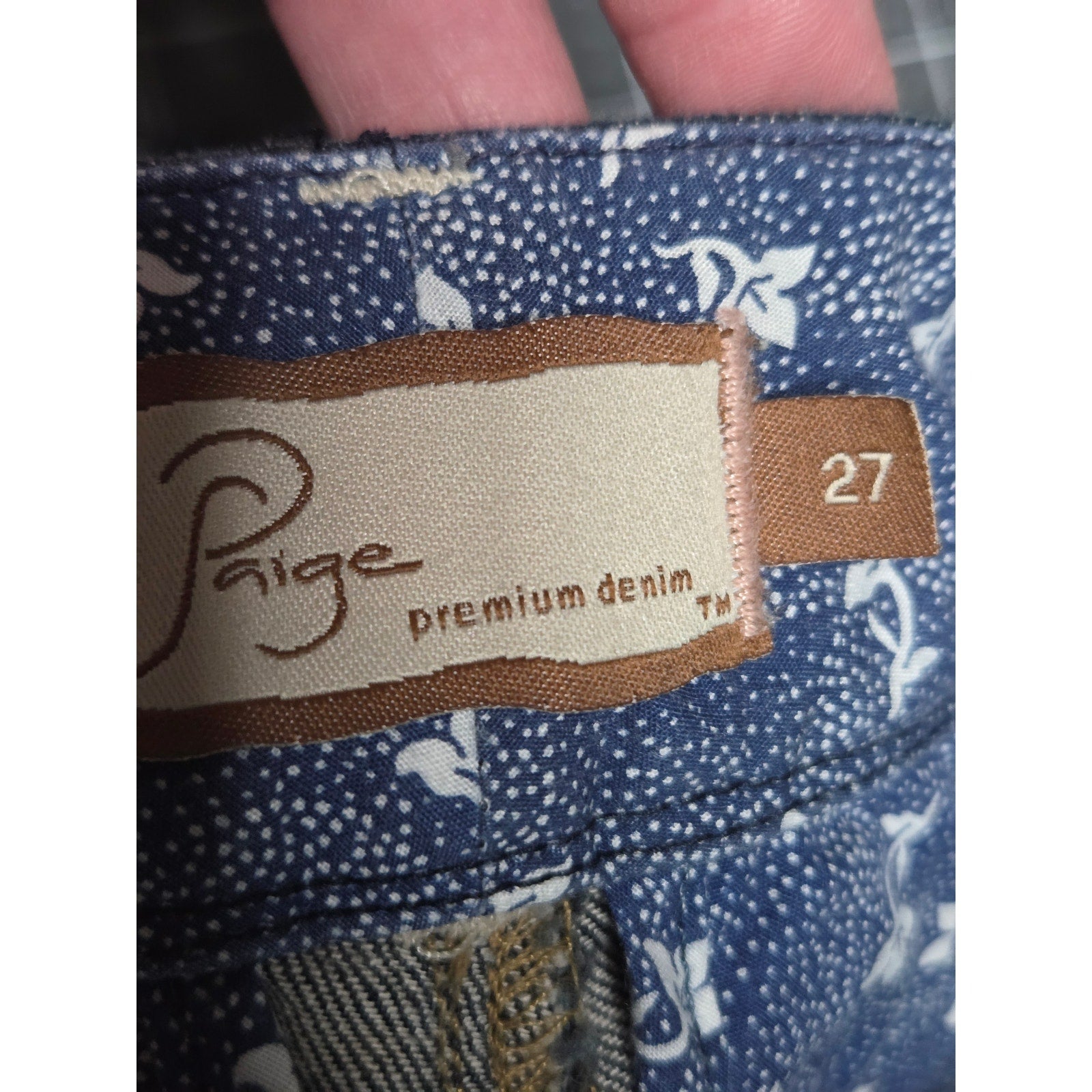 Paige Hayworth Premium Denim Crop Capri Jeans Womens Size 2