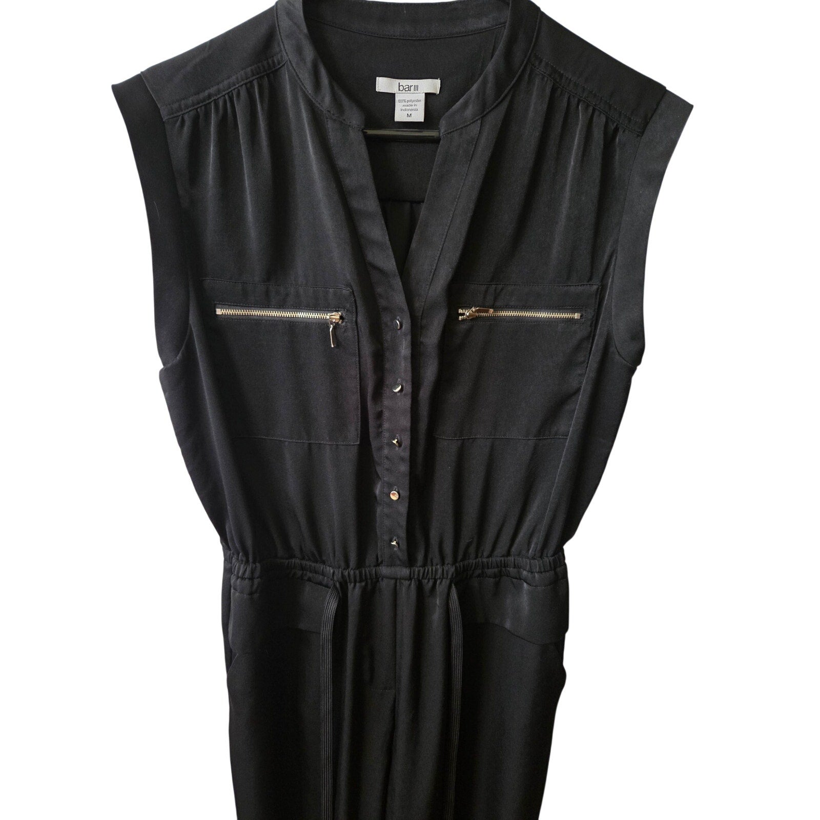Bar III Black Jumpsuit Women's Size M