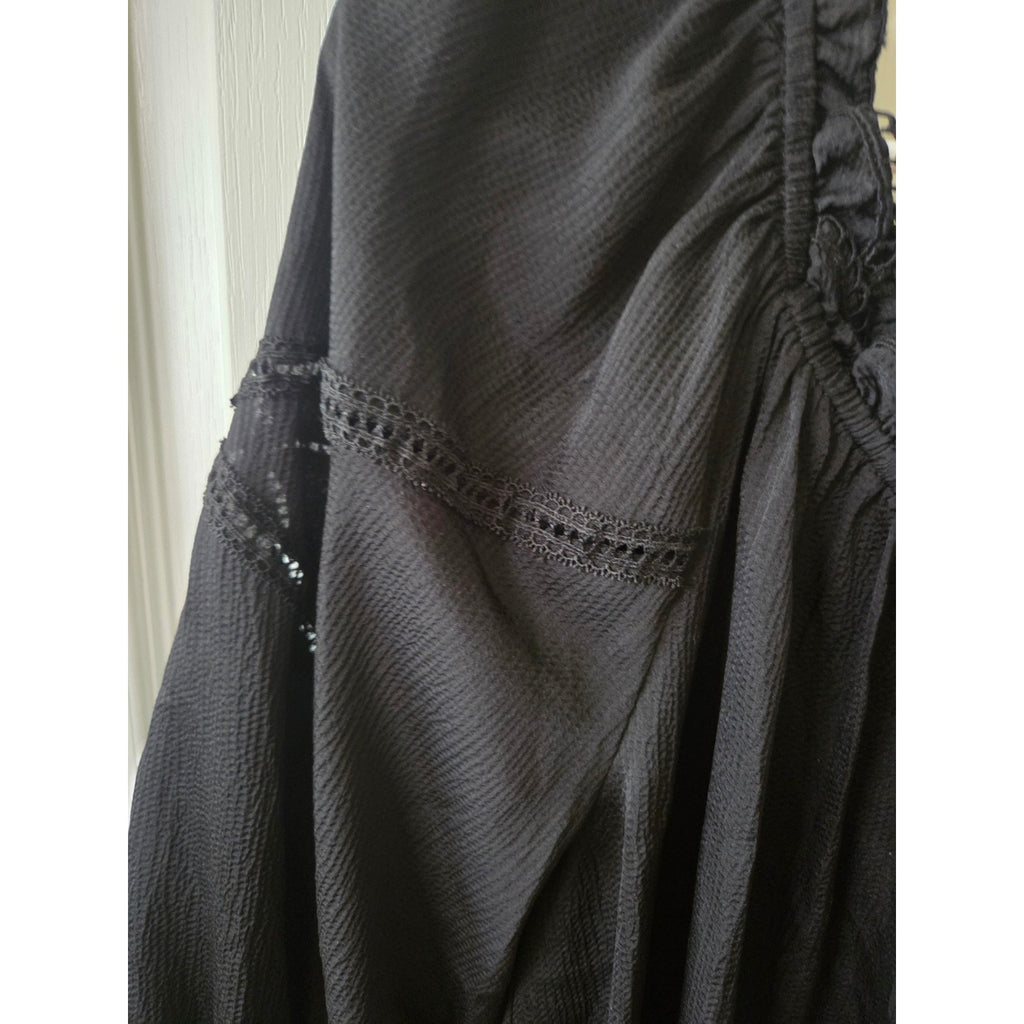 Max Studio Blouse with Long Puff Sleeves Women's Size XL