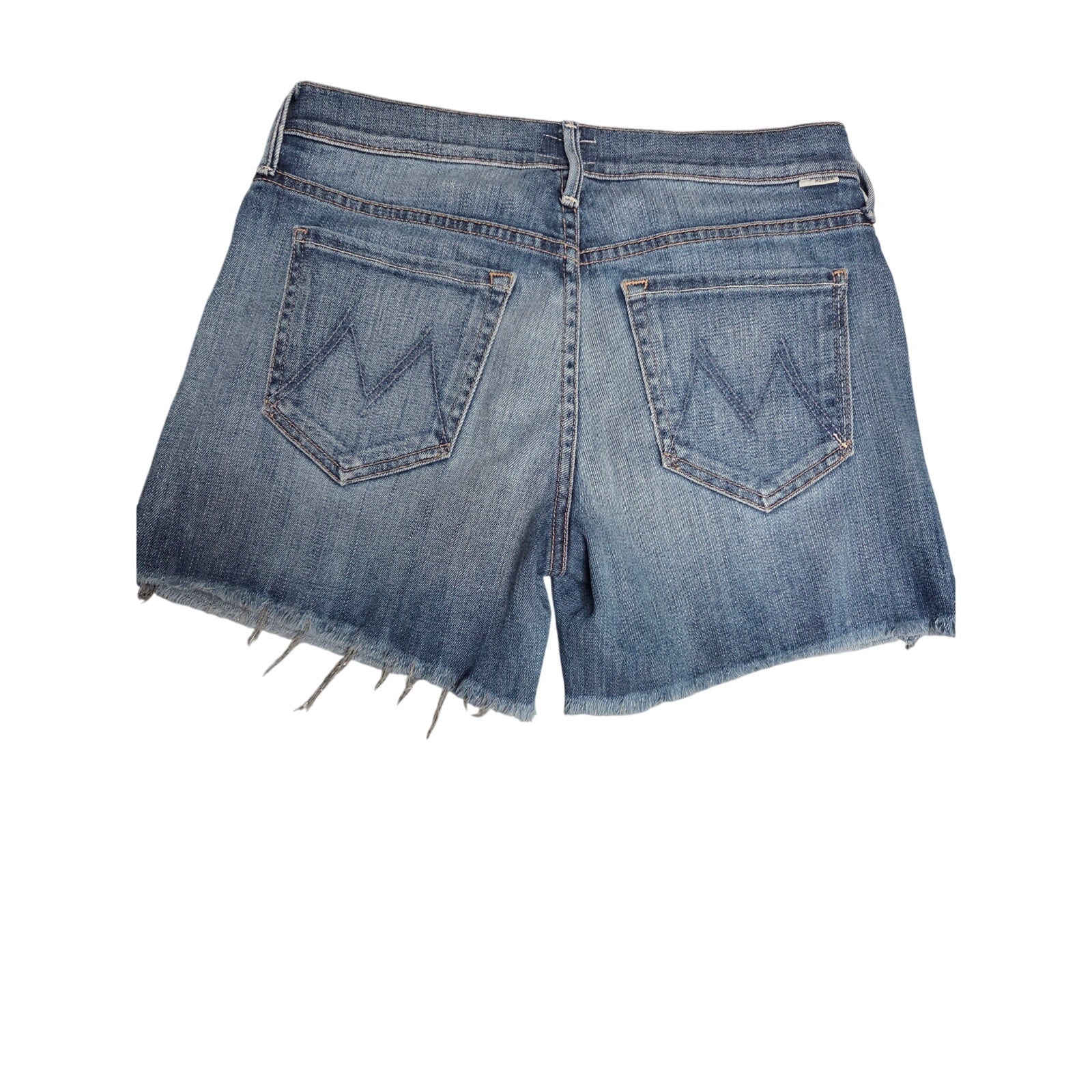 Mother "The Drop Out" Fray Denim Shorts Women's Size 26