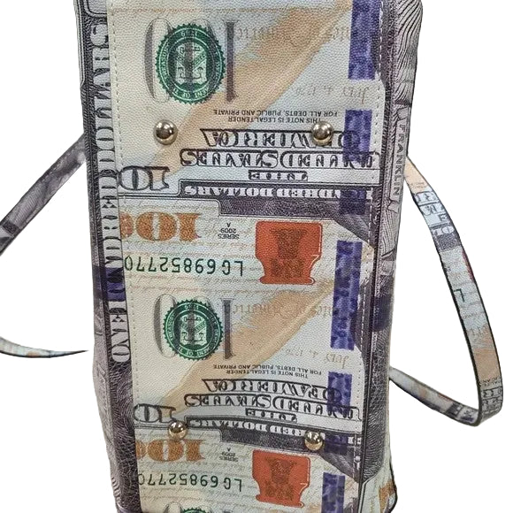 100 Dollar Bill Currency Print Tote Bag8