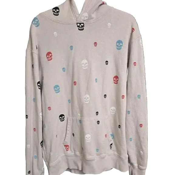 Sport of Kings Hoodie-Light Pink with Skull heads Unisex Size XL12