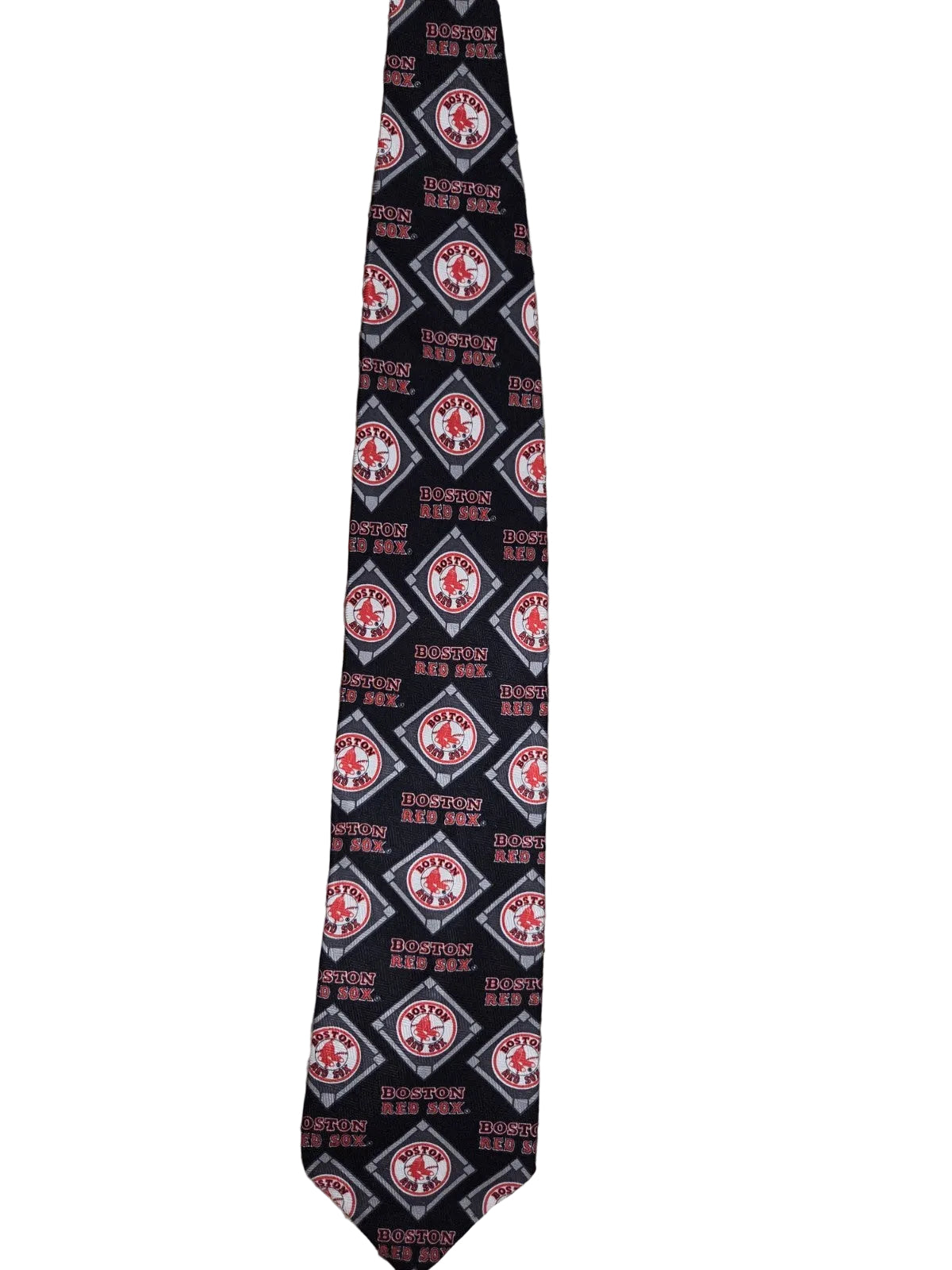Vintage 1989 Boston Red Sox Ralph Marlin Tie 100% Silk 57 In X 3.37 In1