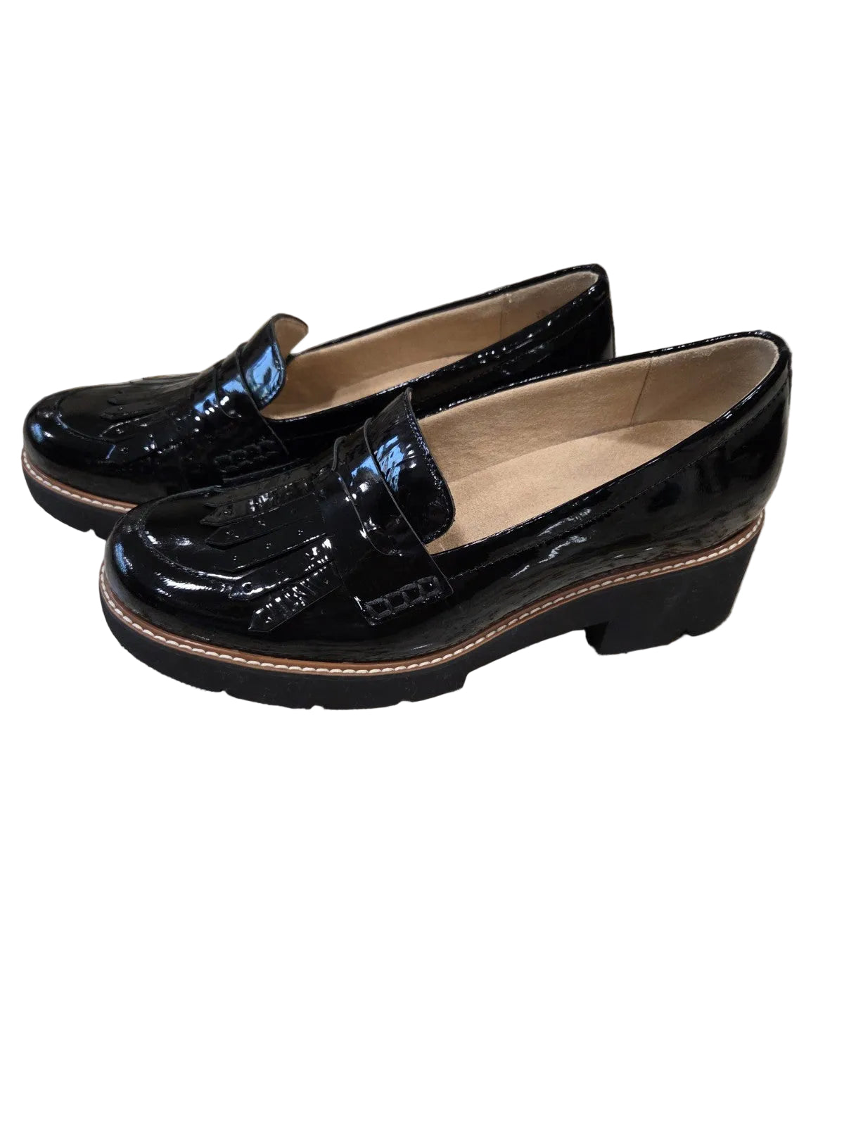 Naturilzer Black Patent Loafers "Darcy" Women's Size 9.5 W1