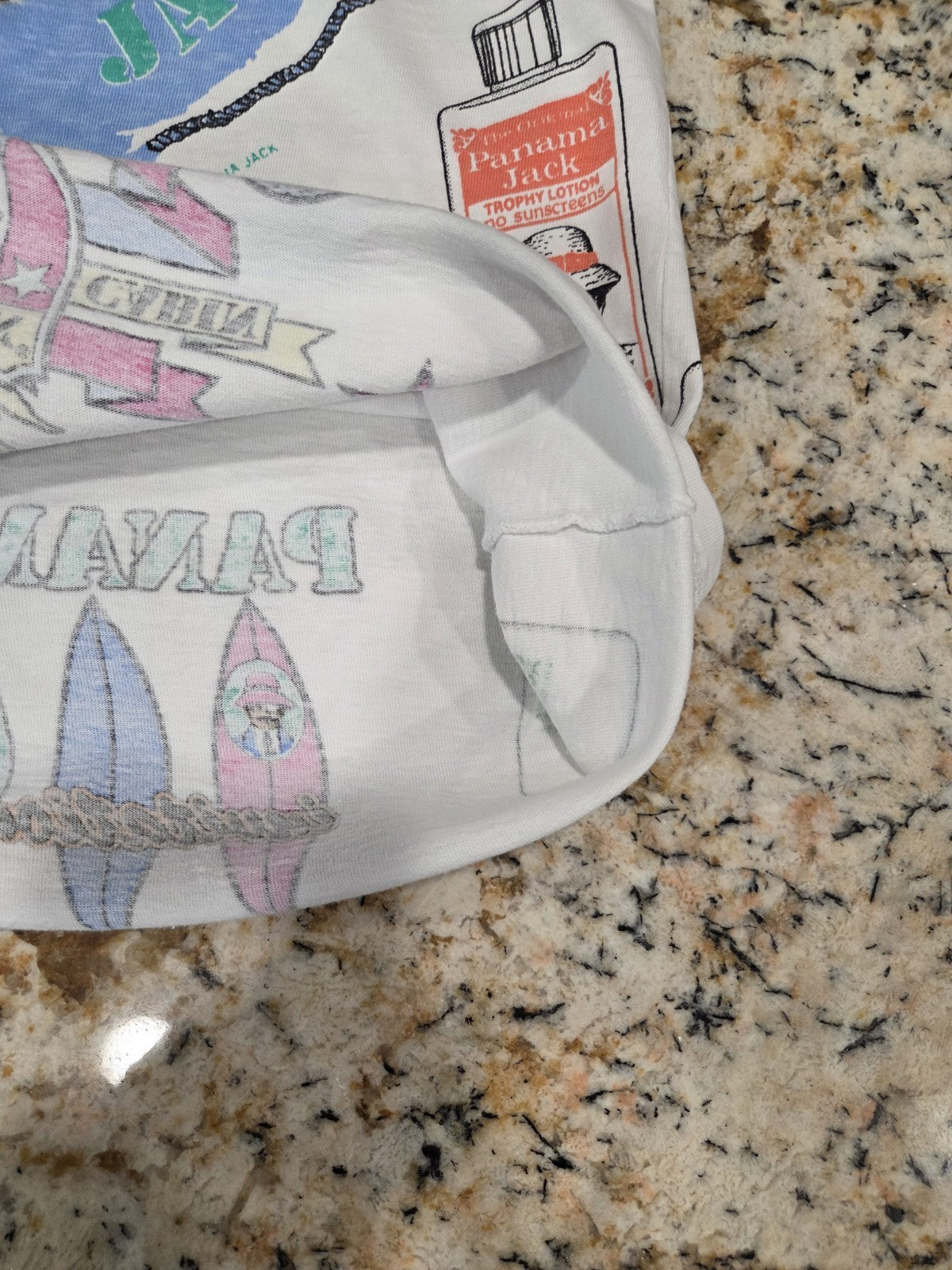 Rare VTG PANAMA JACK Championship Trials Invitational All Over T Shirt 90s OSFA6