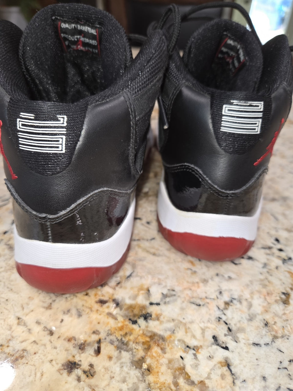 Kids NIKE JORDAN 11 RETRO BRED (PS) BLACK-RED SZ 3Y [378039-010] 6