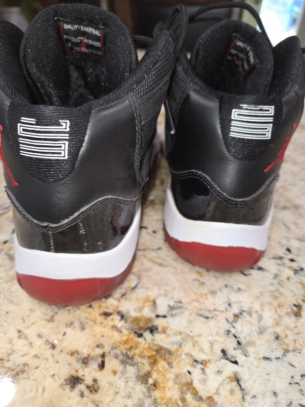 Kids NIKE JORDAN 11 RETRO BRED (PS) BLACK-RED SZ 3Y [378039-010] 6