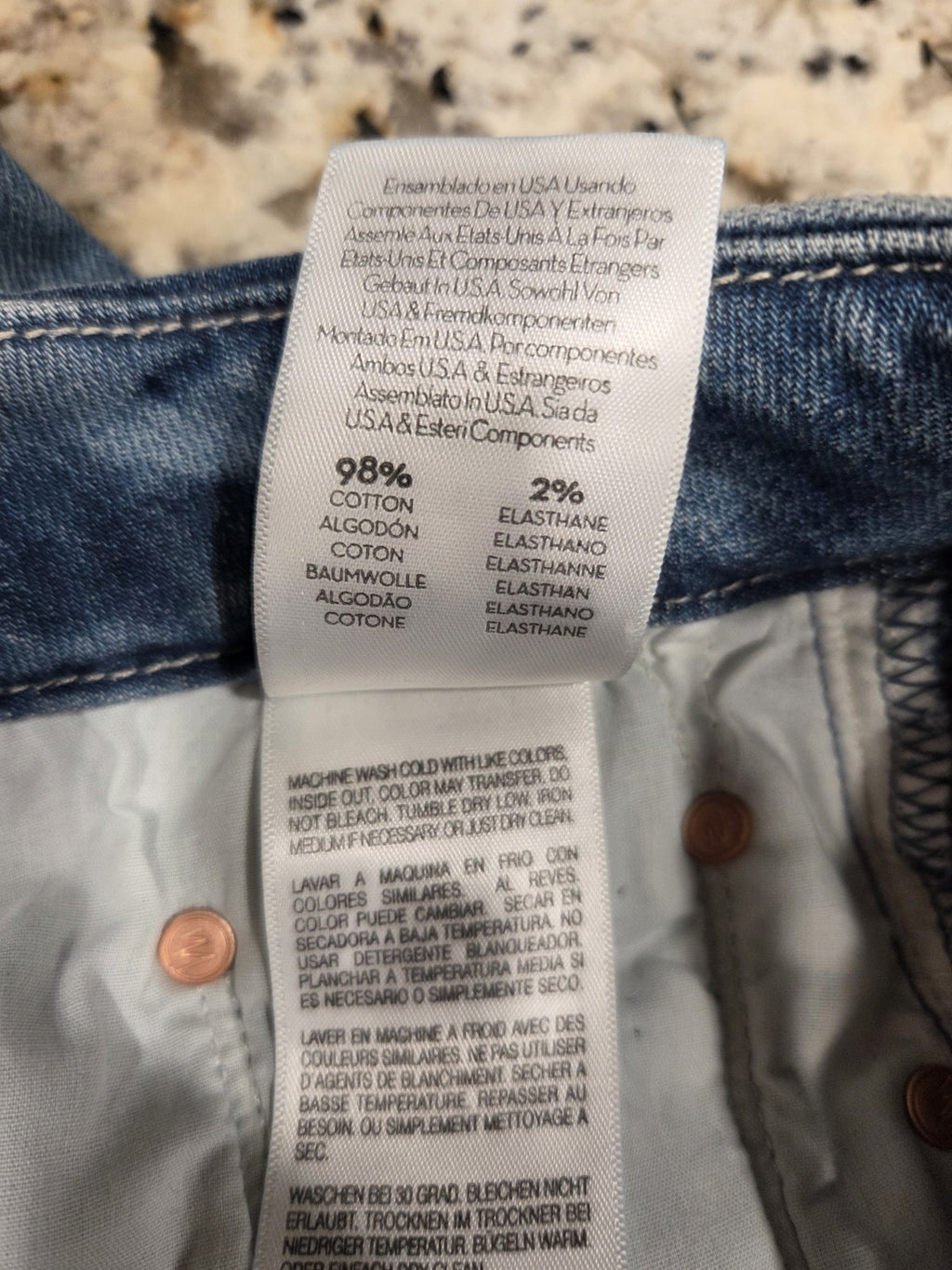 NWT Mother The Looker Ankle Fray Jeans Not Cut & Pasted Women's Size 2411