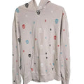 Sport of Kings Hoodie-Light Pink with Skull heads Unisex Size XL0