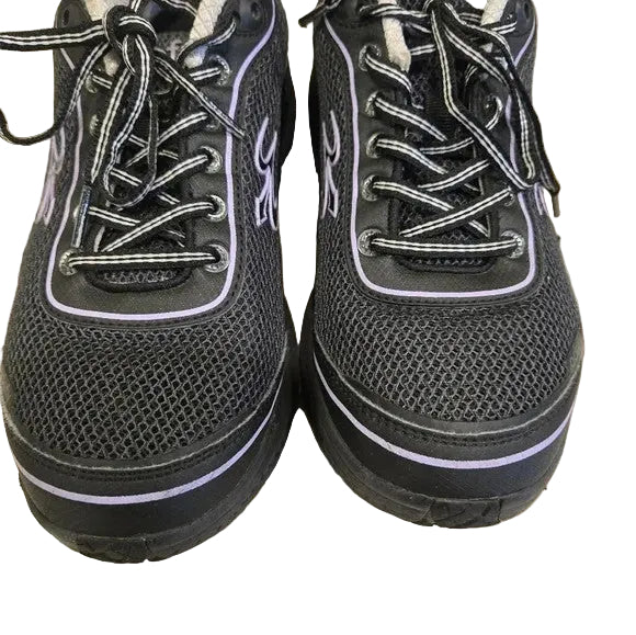 Gravity Defyer Mighty Walk Comfort Sneakers Blk/Purple Women's Size 92