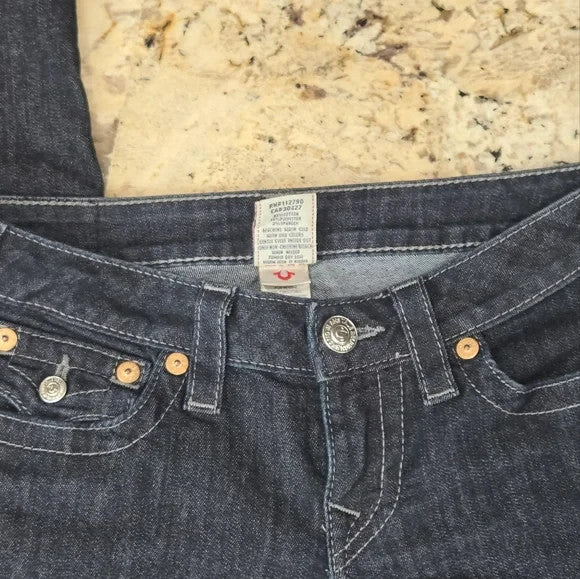 True Religion Skinny Jeans with Signature Stitching Women's Size 27 USA6