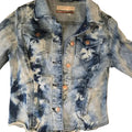 Anthropologie Pilcro Blue Distressed Jean Jacket Women's Size XS0