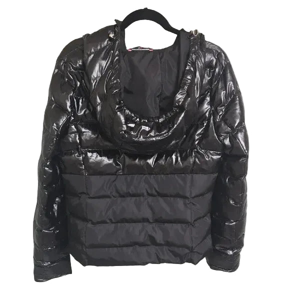Rolf Kassle Sleek Black Puffer Jacket with Quilted Design Size Small3
