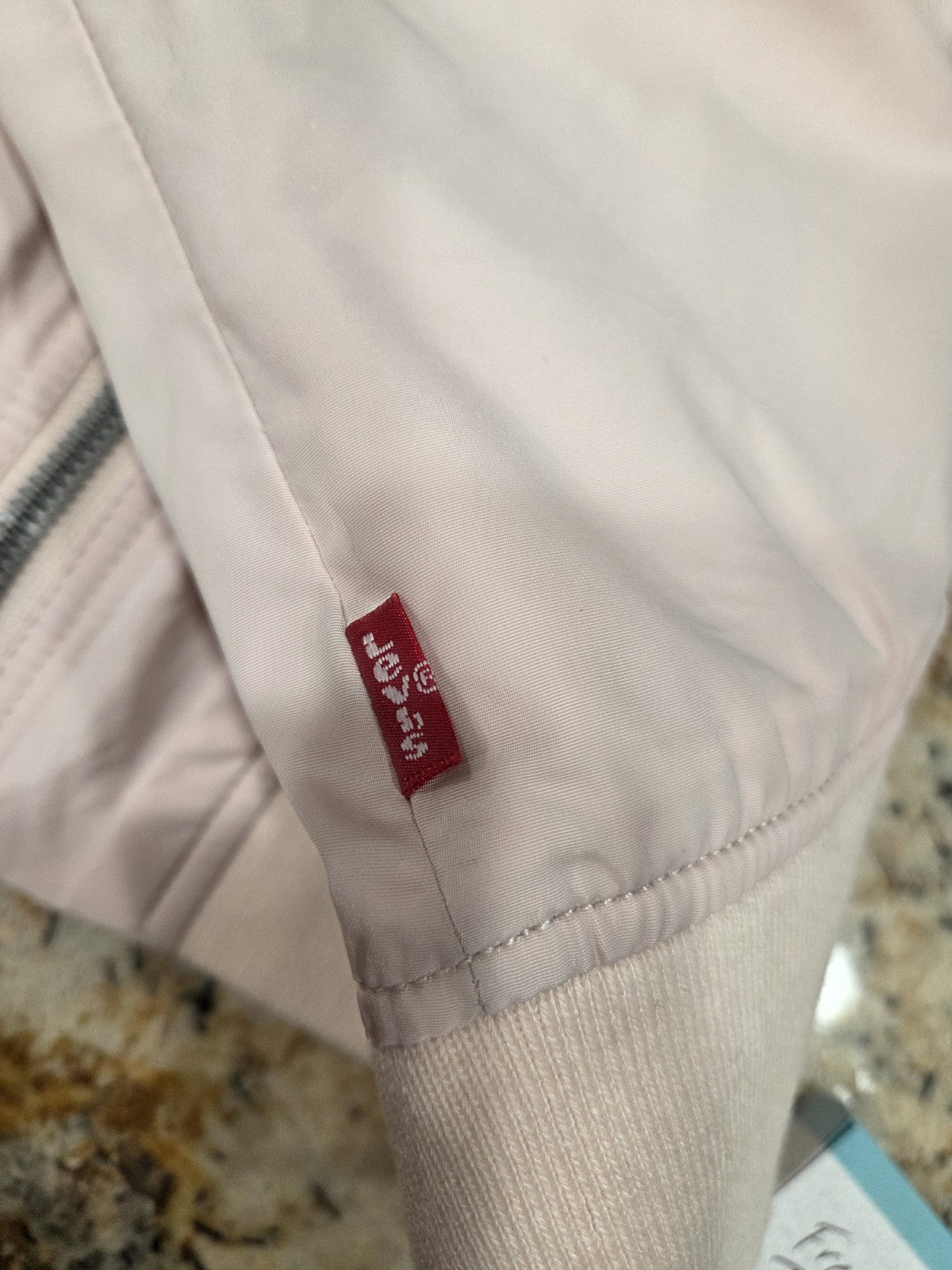 Levi Womens Light Pink Bomber Jacket Size M6