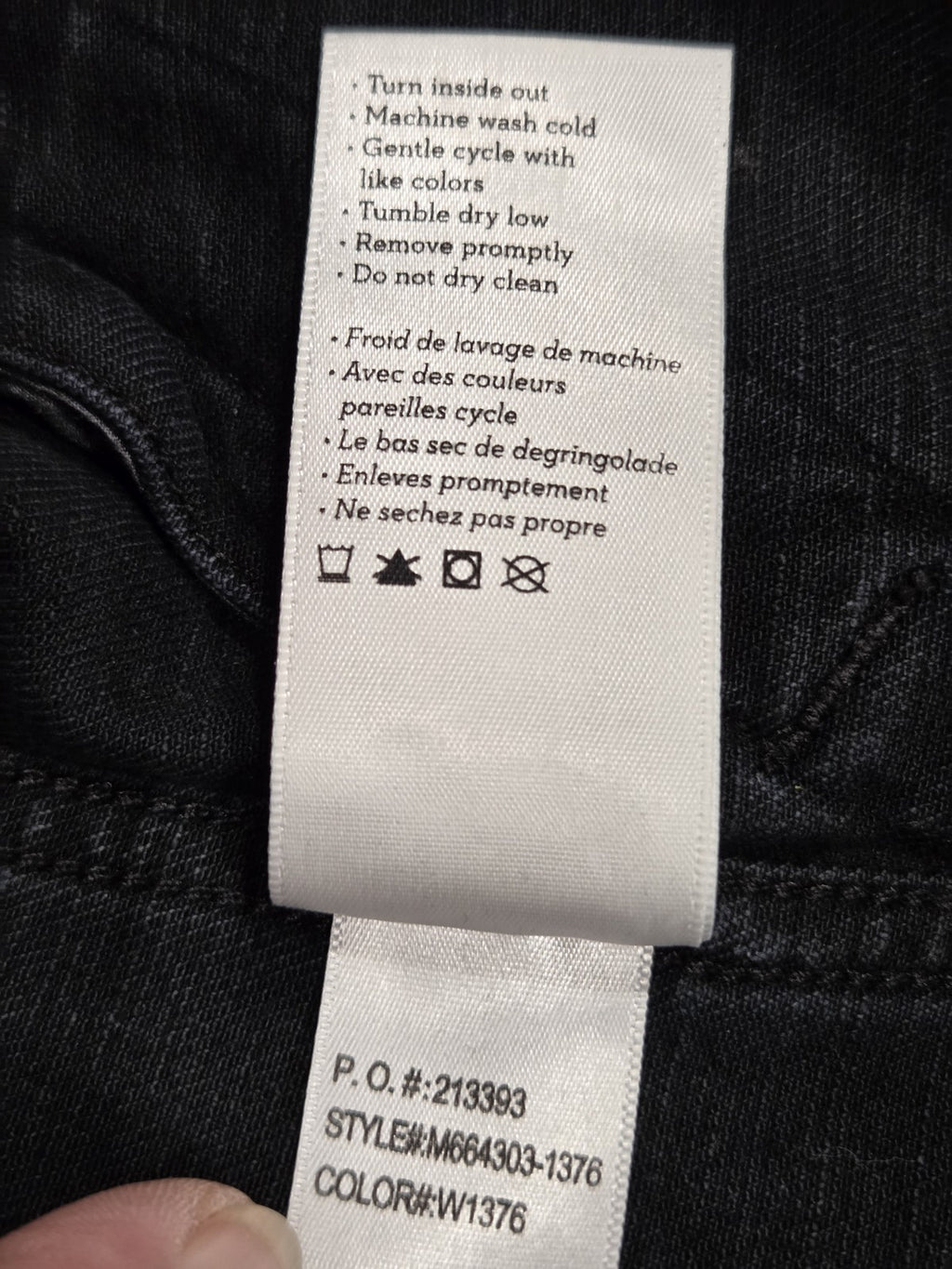 Paige Mens Black Distressed Jean Jacket Size Xl6