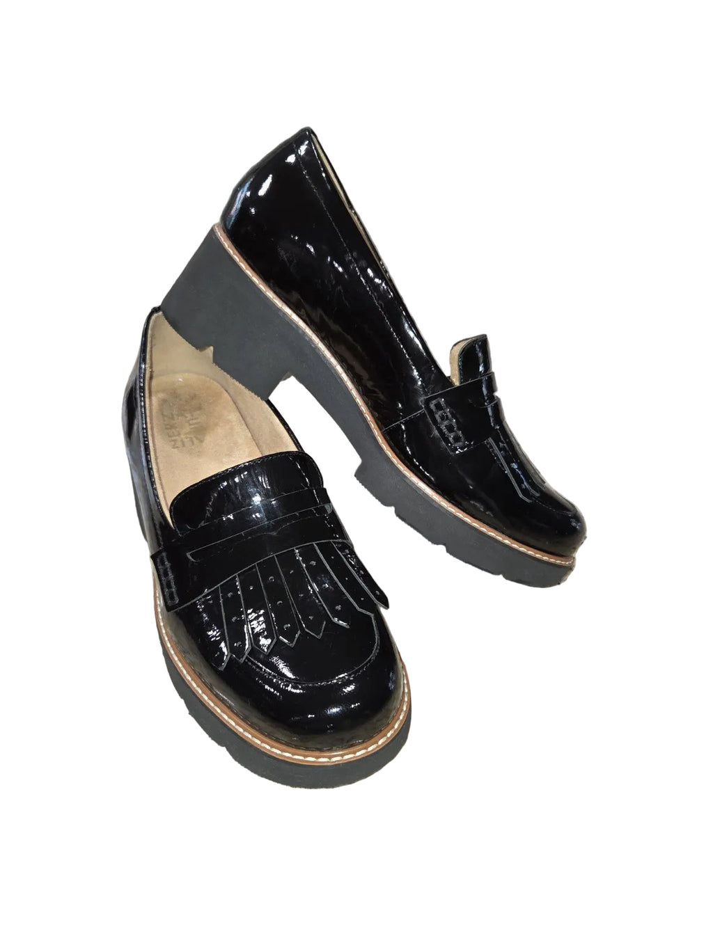 Naturilzer Black Patent Loafers "Darcy" Women's Size 9.5 W0