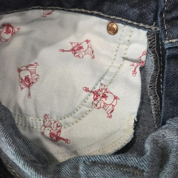 True Religion Skinny Jeans with Signature Stitching Women's Size 27 USA7