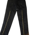 NWT Twenty 8 Twelve Black low waist Skinny Jeans with Gold Studs Size 00