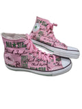 NWOB Converse Allstar High Top with Repeated Logo Men's Size 8 Women's Size 10 0