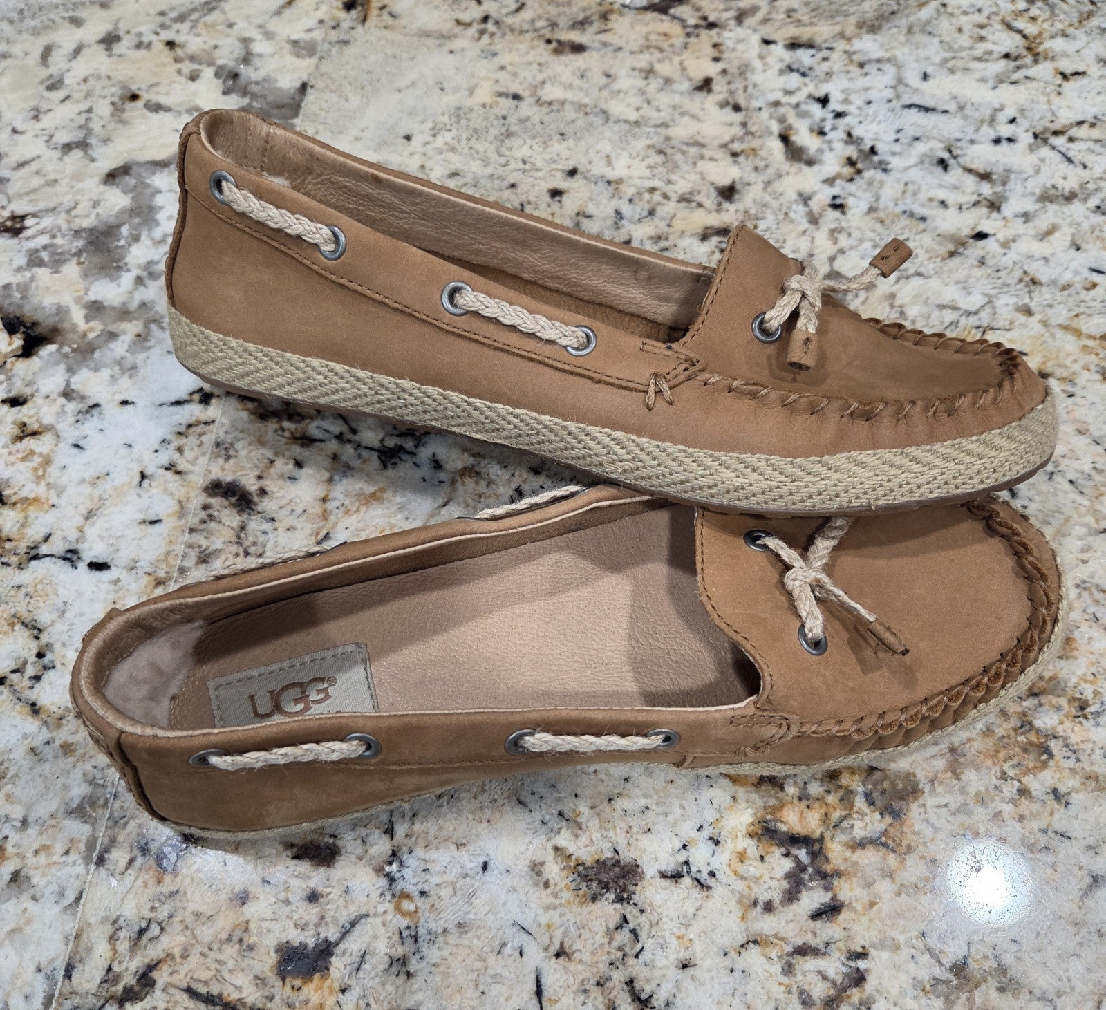 UGG Chivon Espadrille Moccasin Women's Size 8.50