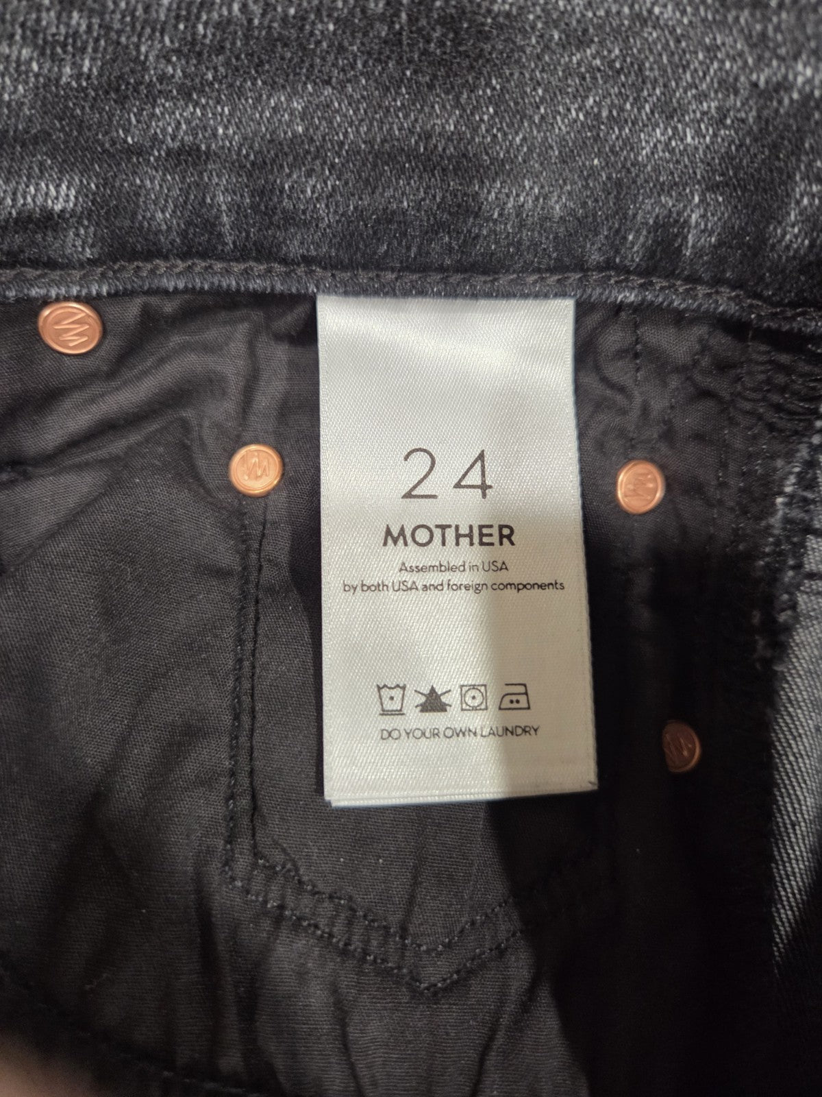 NWOT Mother The Insider Crop Step Fray Jeans In Train Stops Women's Size 248