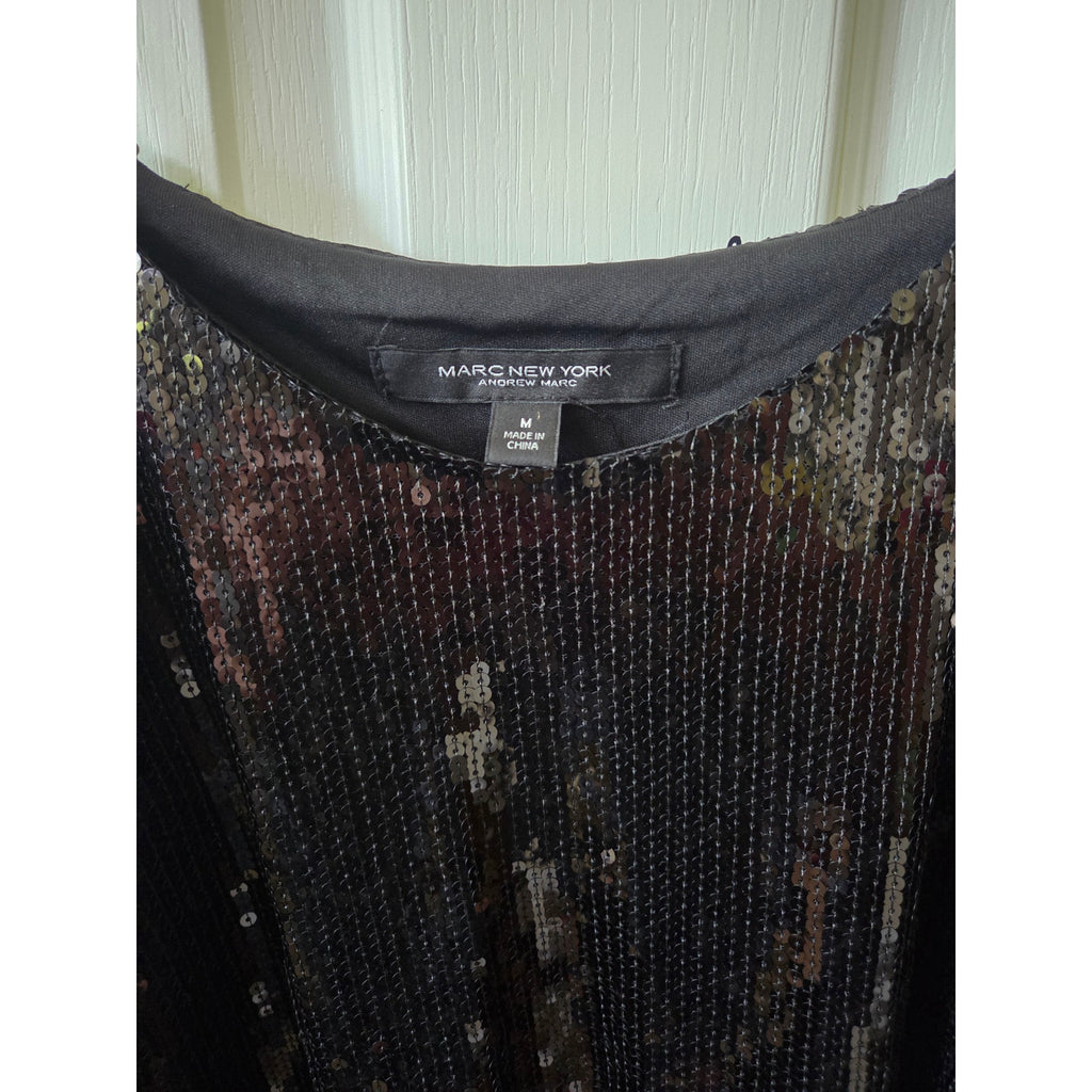 Marc Jacobs Sequined Tank Top with Fringe Women's Size M