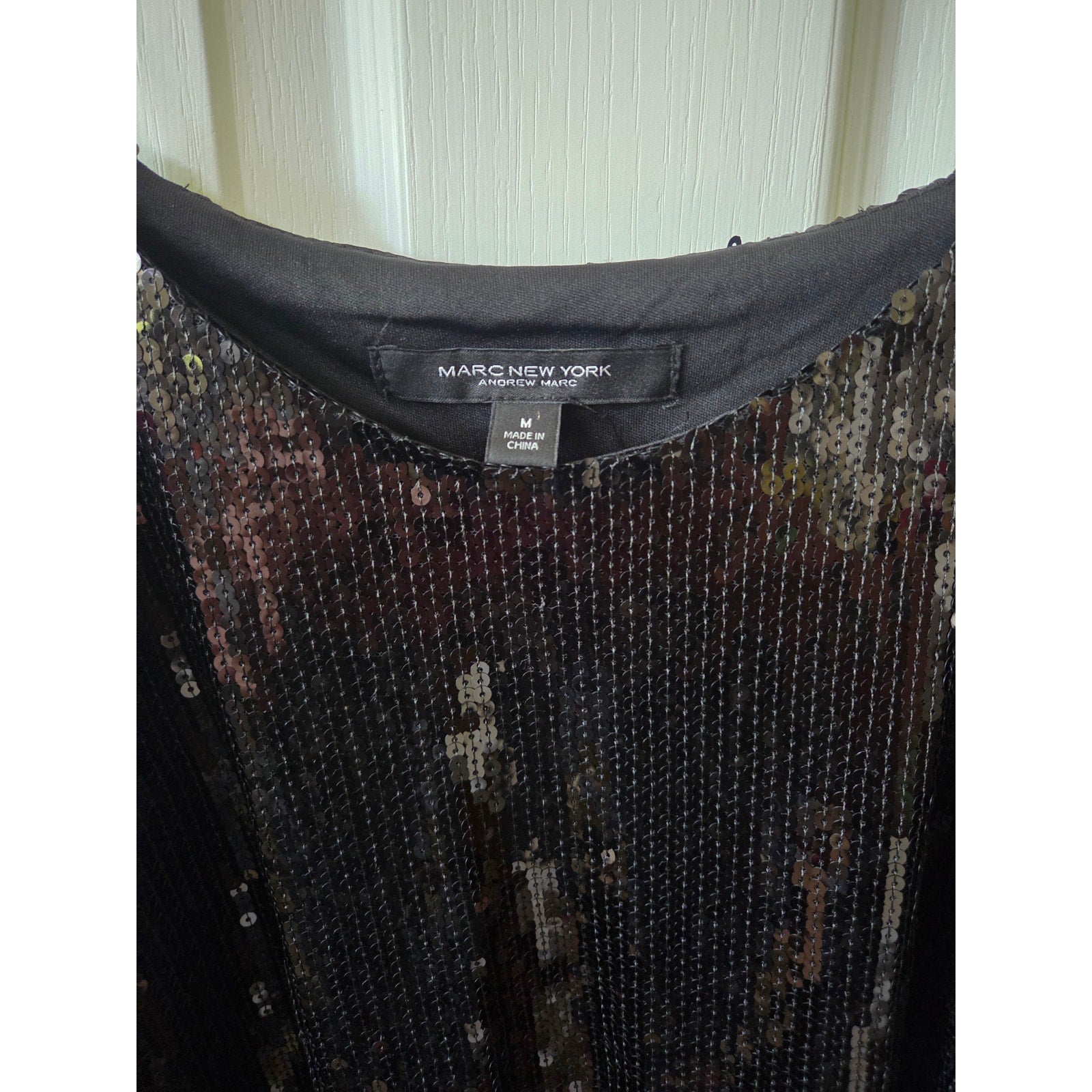 Marc Jacobs Sequined Tank Top with Fringe Women's Size M