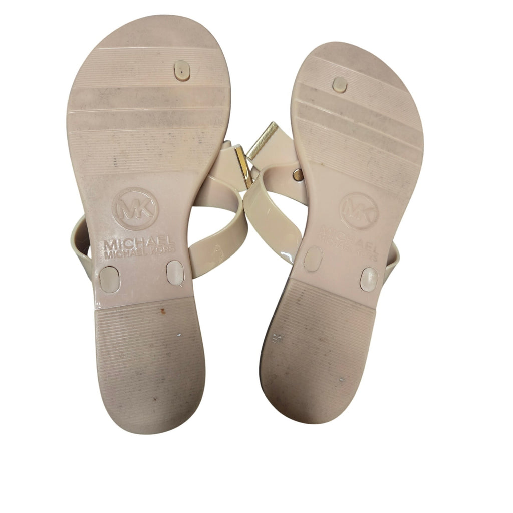 Michael Kors Kayden Bow Thong Sandals Women's Size 9