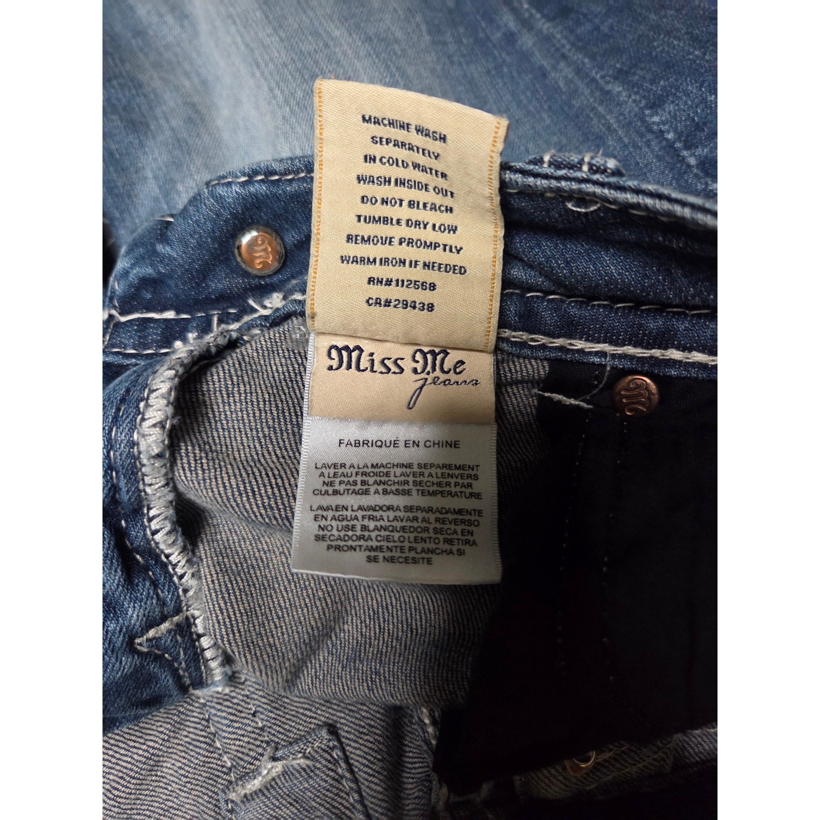 Miss Me Denim Bermuda Shorts JP6158M Size 29