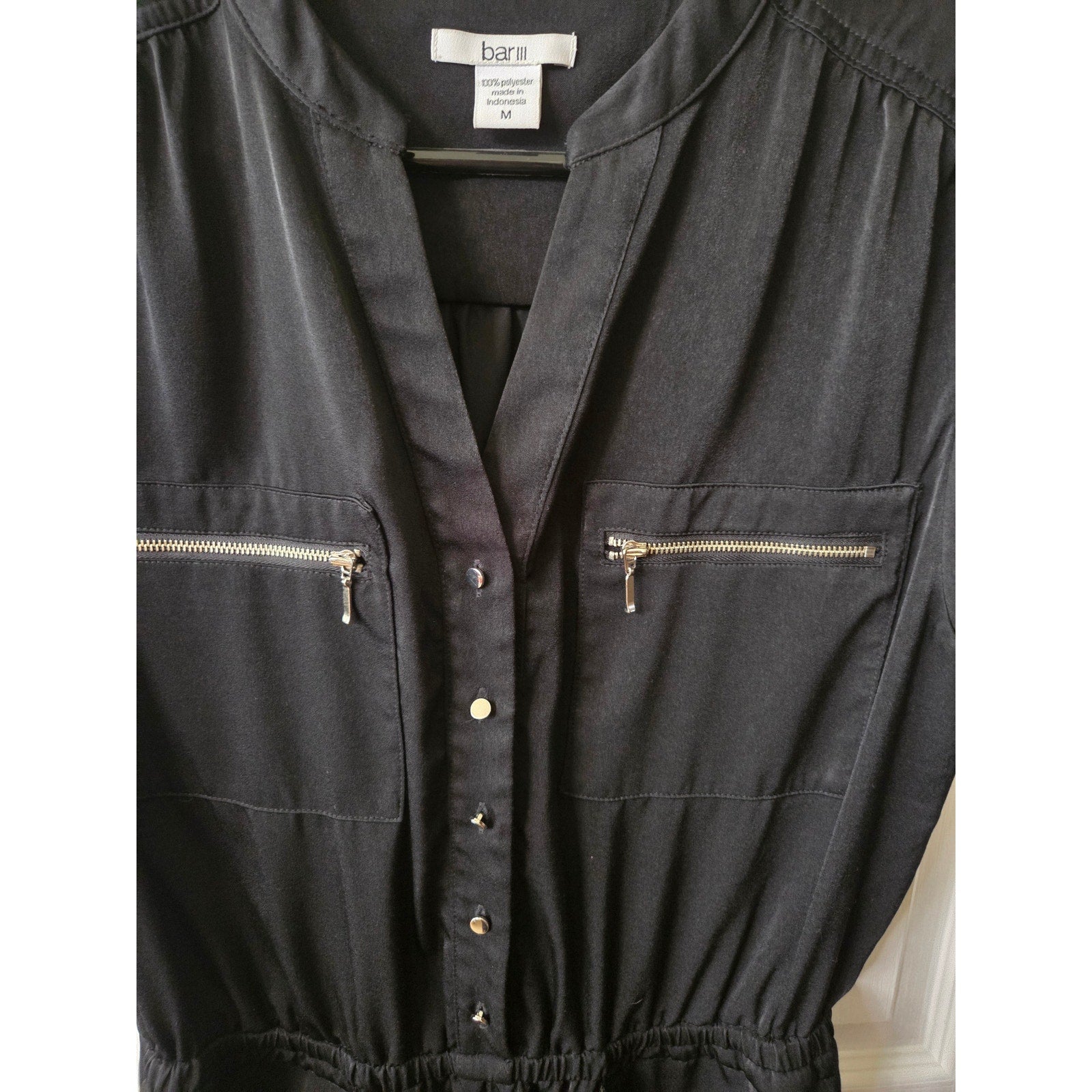 Bar III Black Jumpsuit Women's Size M