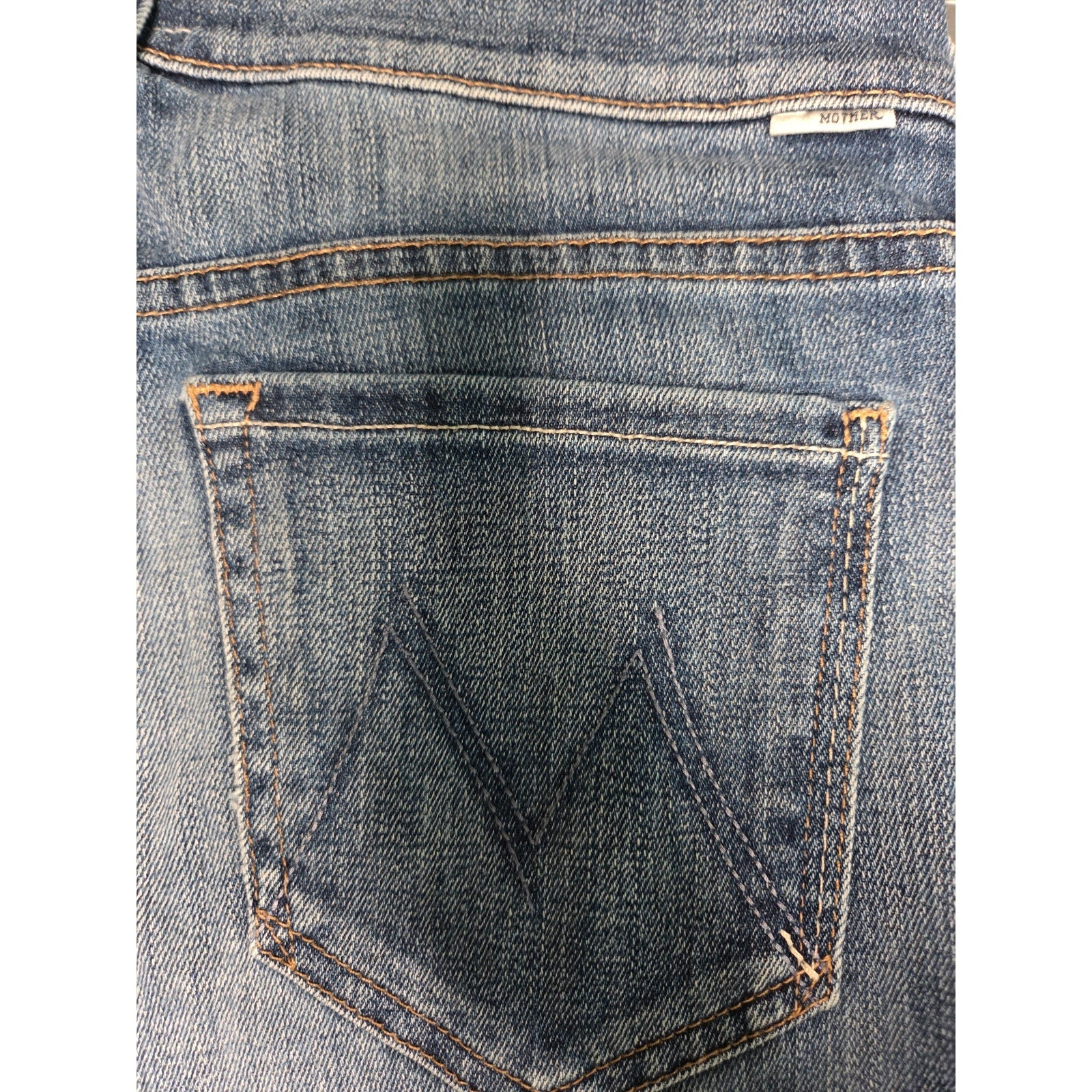 Mother "The Drop Out" Fray Denim Shorts Women's Size 26