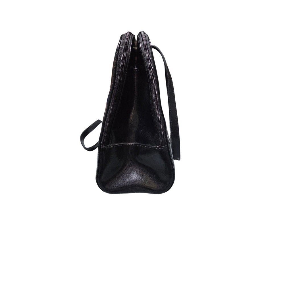 Liz Claiborne Black Patent Large Bag