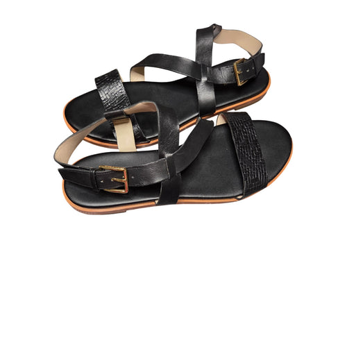 Cole Haan Findra Black Strappy Sandals W12459 Women's Size 9