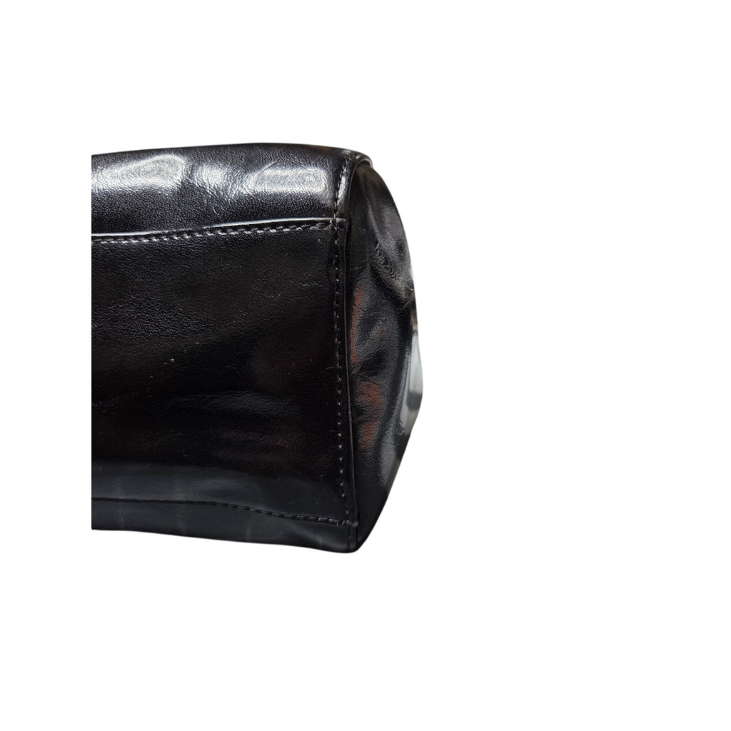 Liz Claiborne Black Patent Large Bag