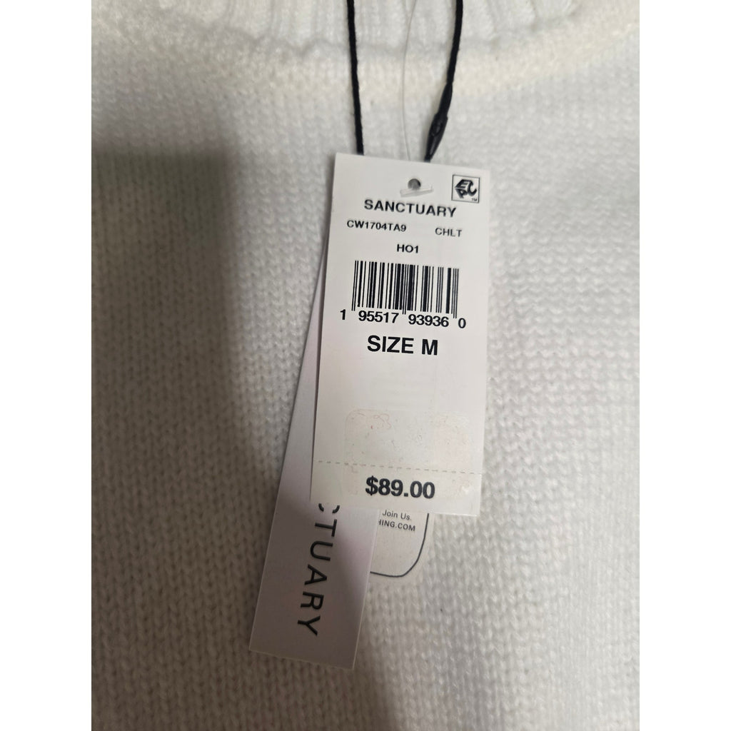 NWT Sanctuary Sporty Stripe Crewneck Sweater Size M