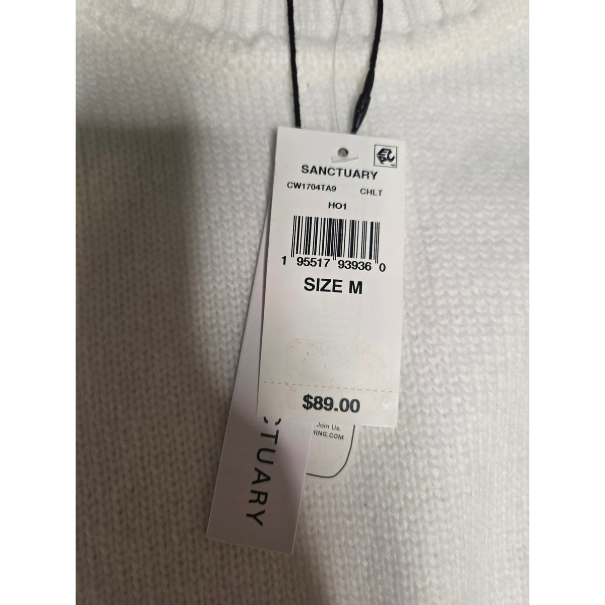 NWT Sanctuary Sporty Stripe Crewneck Sweater Size M
