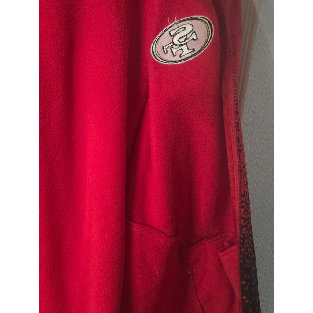 Reebok On Field San Francisco 49er's Full Zip Hoodie Men's Size XL with matching Beanie
