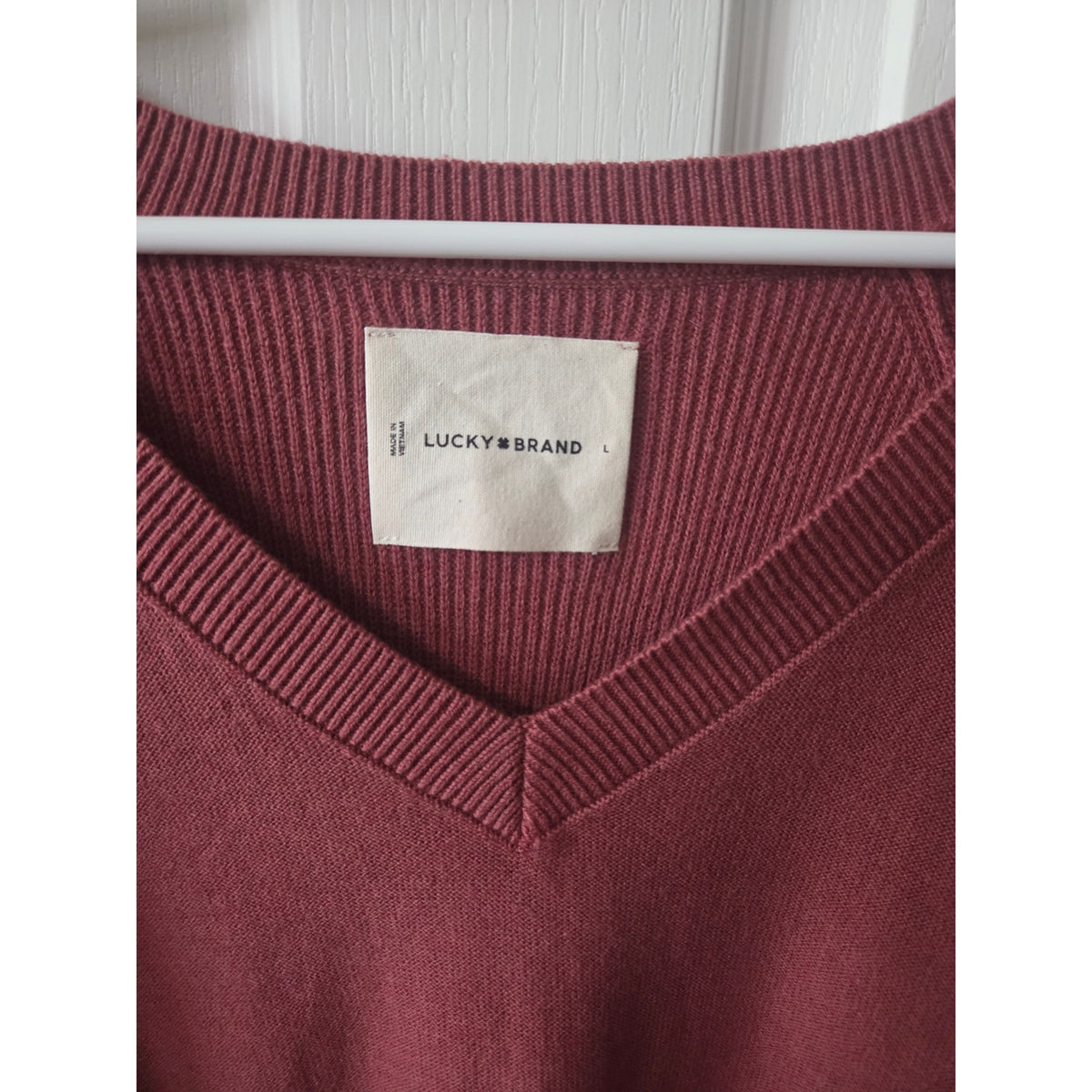 NWT Lucky V-Neck Sweater Women's Size L