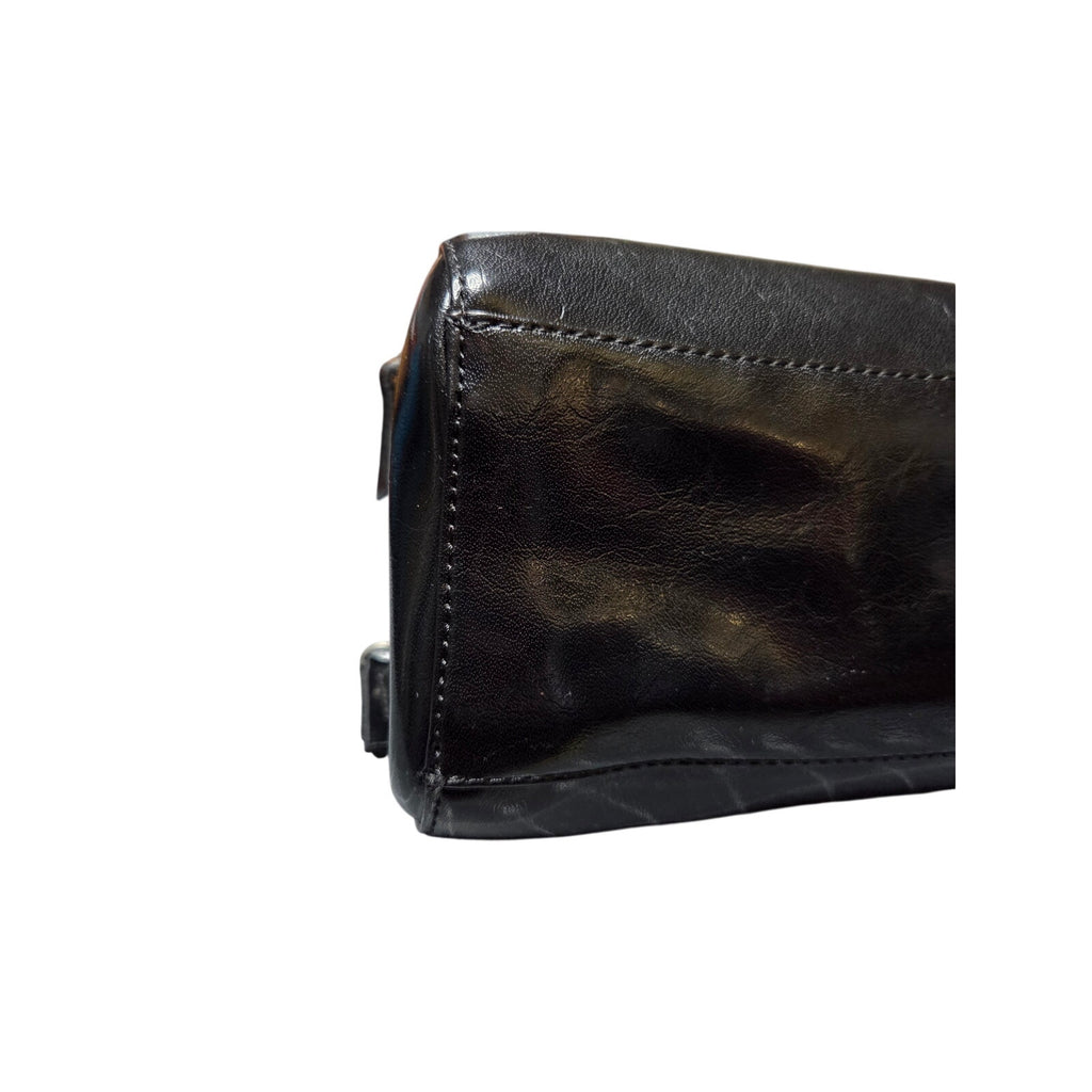 Liz Claiborne Black Patent Large Bag